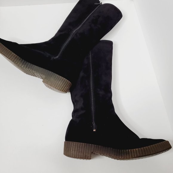 Bally Switzerland Boots Genuine Leather Fur Lined Luxury Designer Black 5.5 - Picture 5 of 10